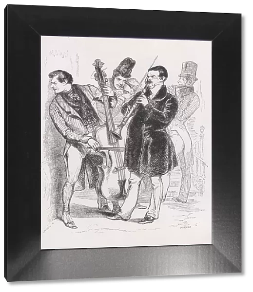 The Wedding Night from The Complete Works of Beranger, 1836. Creator: Cherrier