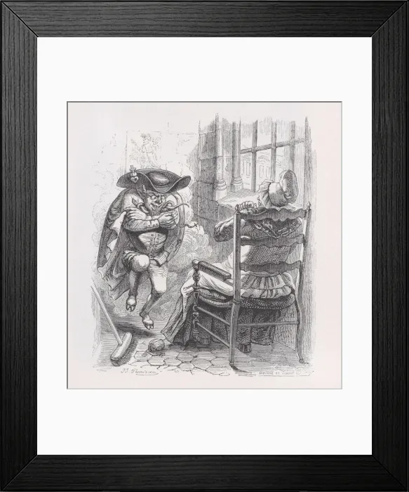 Framed Print : The Little Red Man from The Complete Works of Beranger, 1836 Framed Print : The Little Red Man from The Complete Works of Beranger, 1836