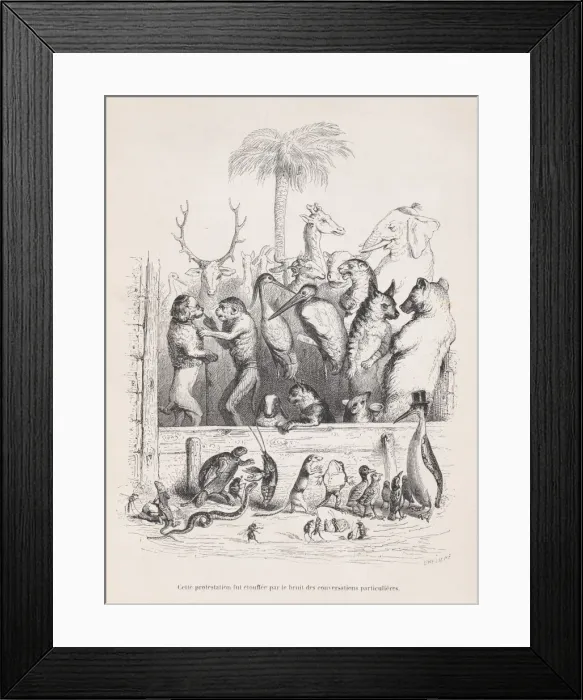 Framed Print : This protest was stifled by the noise of private conversations from Scenes from Framed Print : This protest was stifled by the noise of private conversations from Scenes from