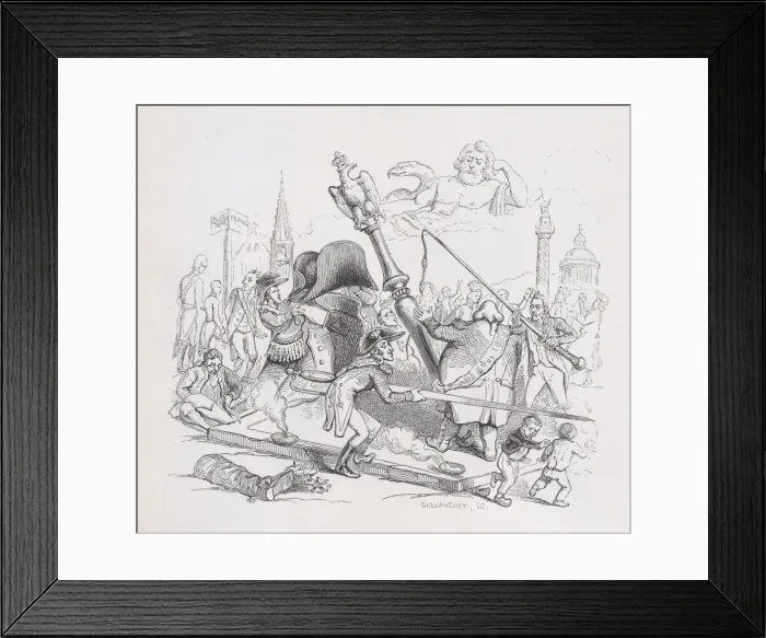 Framed Print : The Myrmidons from The Complete Works of Beranger, 1836