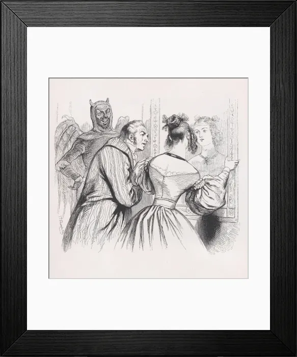 Framed Print : Ugliness and Beauty from The Complete Works of Beranger, 1836 Framed Print : Ugliness and Beauty from The Complete Works of Beranger, 1836