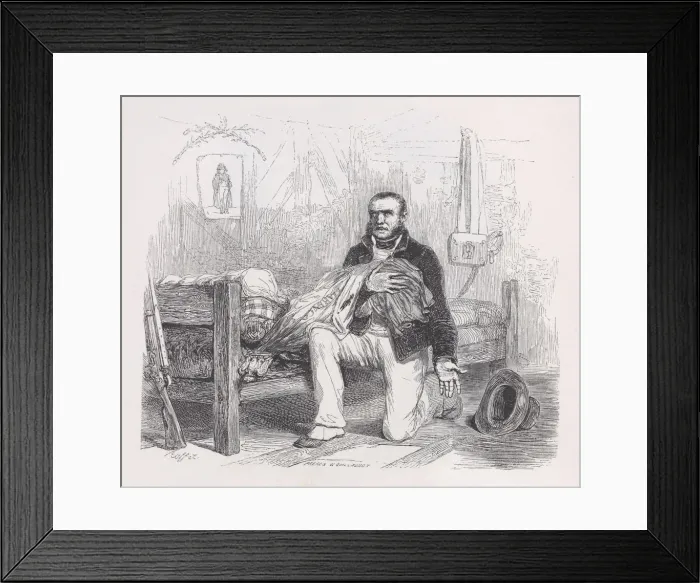 Framed Print : The Old Flag from The Complete Works of Beranger, 1836 Framed Print : The Old Flag from The Complete Works of Beranger, 1836