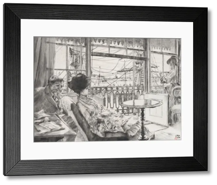 Framed Print : Ramsgate, 1876. Creator: James Tissot