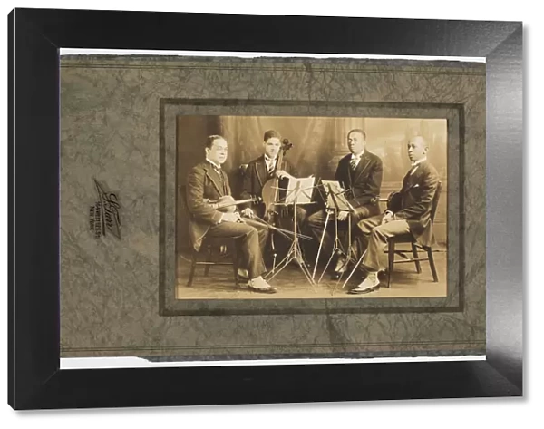 Photograph of Hall Johnson and the Negro String Quartet, ca. 1923. Creator: S. Tarr