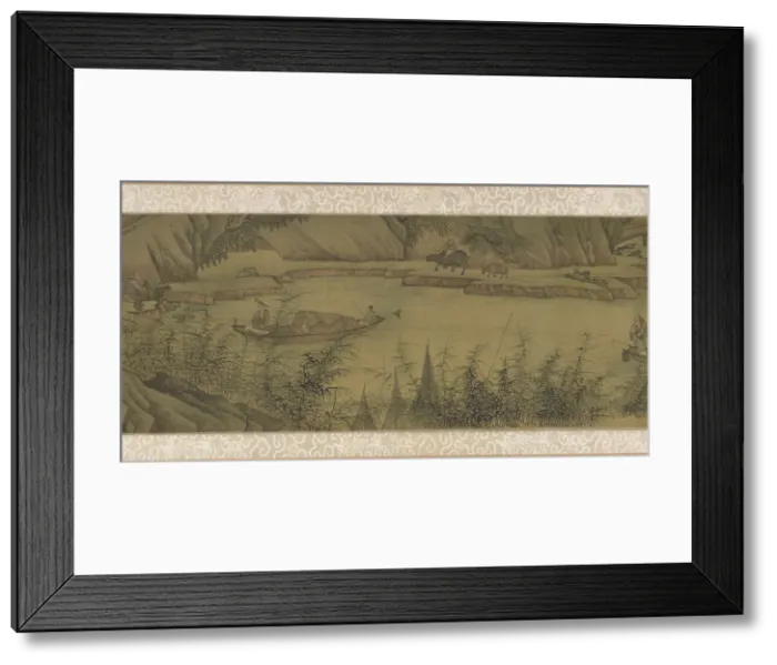 Framed Print : Life on the River, Qing dynasty, 18th century. Creator: Unknown Framed Print : Life on the River, Qing dynasty, 18th century. Creator: Unknown