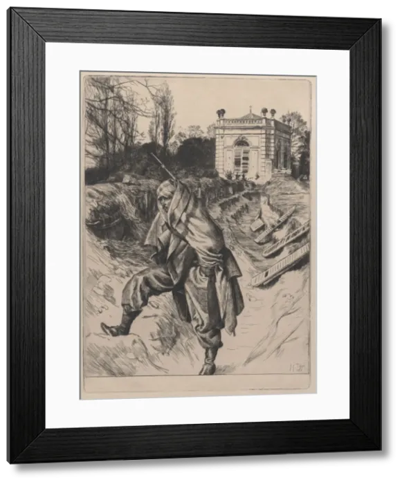 Framed Print : Grand Garde (Souvenir of the Siege of Paris), 1878. Creator: James Tissot Framed Print : Grand Garde (Souvenir of the Siege of Paris), 1878. Creator: James Tissot