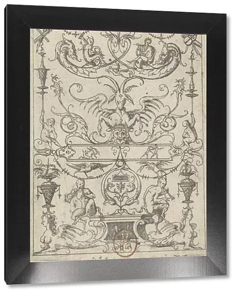 Grotesque Panel, 1562. Creator: Jacques Androuet Du Cerceau