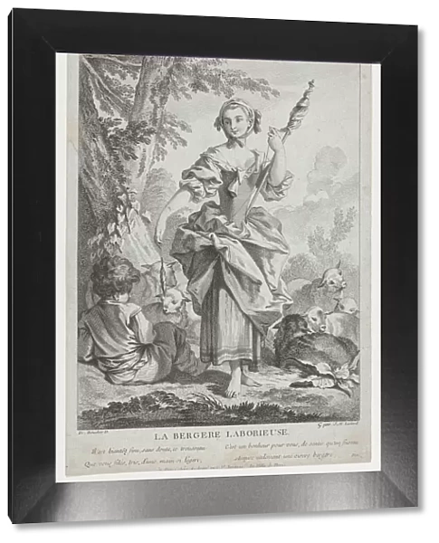 La Bergere Laborieuse, 18th century. Creator: Jean Michel Liotard