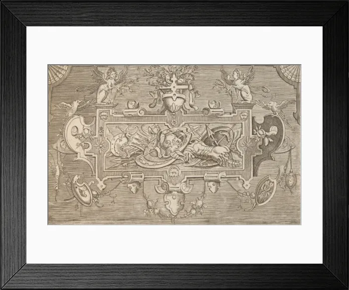 Framed Print : Targhe ed altri ornati di varie e capricciose invenzioni Framed Print : Targhe ed altri ornati di varie e capricciose invenzioni