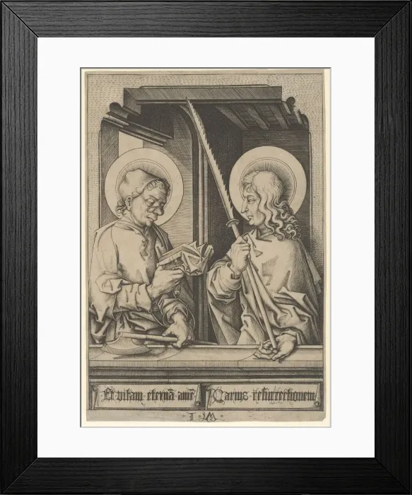 Framed Print : Saints Matthias and Judas Thaddaeus, from The Apostles. n. d Framed Print : Saints Matthias and Judas Thaddaeus, from The Apostles. n. d