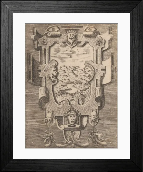 Framed Print : Targhe ed altri ornati di varie e capricciose invenzioni Framed Print : Targhe ed altri ornati di varie e capricciose invenzioni