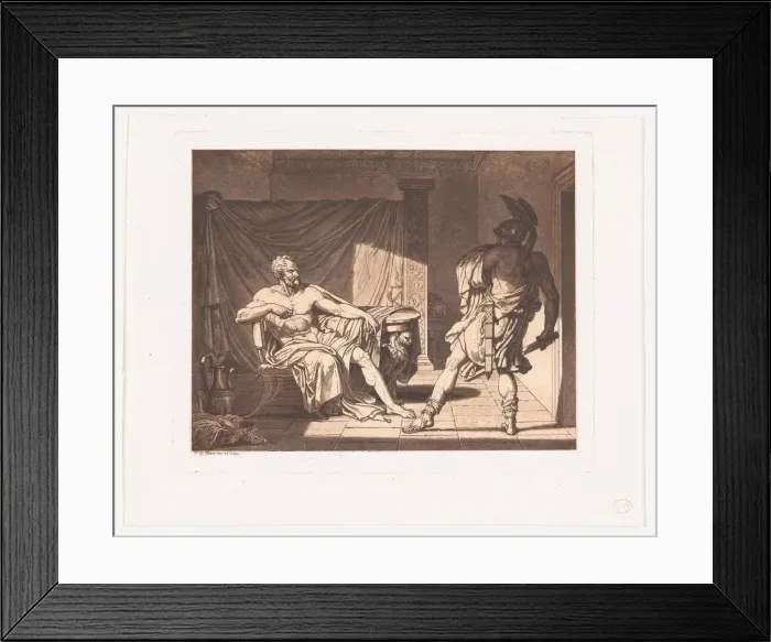 Framed Print : Marius at Minturnae, ca. 1796-1800. Creator: Francois-Xavier Fabre Framed Print : Marius at Minturnae, ca. 1796-1800. Creator: Francois-Xavier Fabre