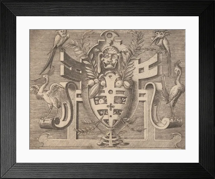 Framed Print : Targhe ed altri ornati di varie e capricciose invenzioni Framed Print : Targhe ed altri ornati di varie e capricciose invenzioni