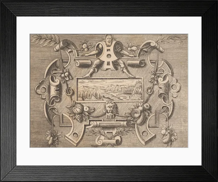 Framed Print : Targhe ed altri ornati di varie e capricciose invenzioni Framed Print : Targhe ed altri ornati di varie e capricciose invenzioni