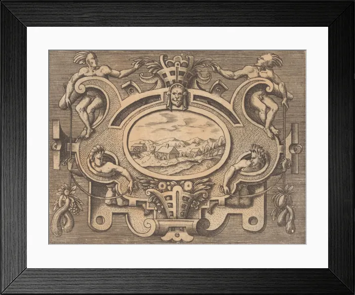 Framed Print : Targhe ed altri ornati di varie e capricciose invenzioni Framed Print : Targhe ed altri ornati di varie e capricciose invenzioni