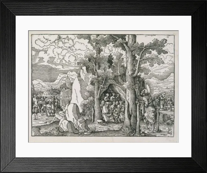 Framed Print : Scenes from the Life of Saint John the Baptist, ca. 1522 Framed Print : Scenes from the Life of Saint John the Baptist, ca. 1522