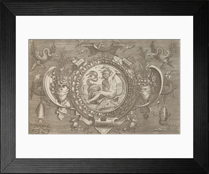 Framed Print : Targhe ed altri ornati di varie e capricciose invenzioni Framed Print : Targhe ed altri ornati di varie e capricciose invenzioni