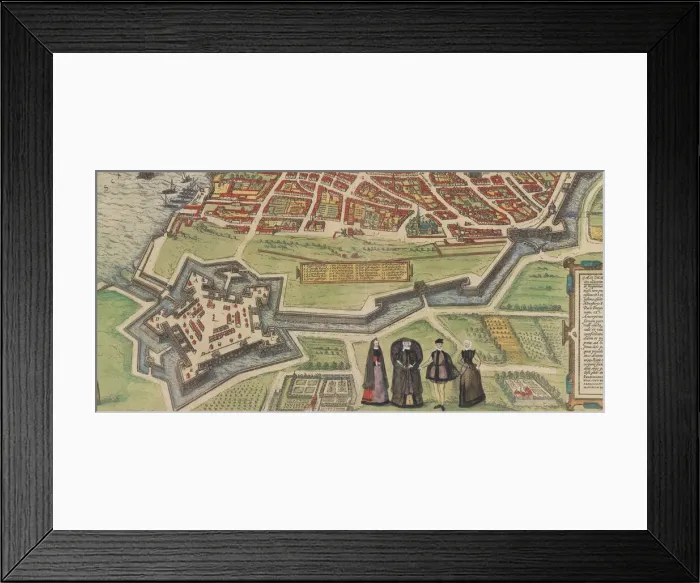 Framed Print : Palazzo Farnese at Caprarola, from Braun and Hogenbergs Civitates Orbis Terrarum Framed Print : Palazzo Farnese at Caprarola, from Braun and Hogenbergs Civitates Orbis Terrarum