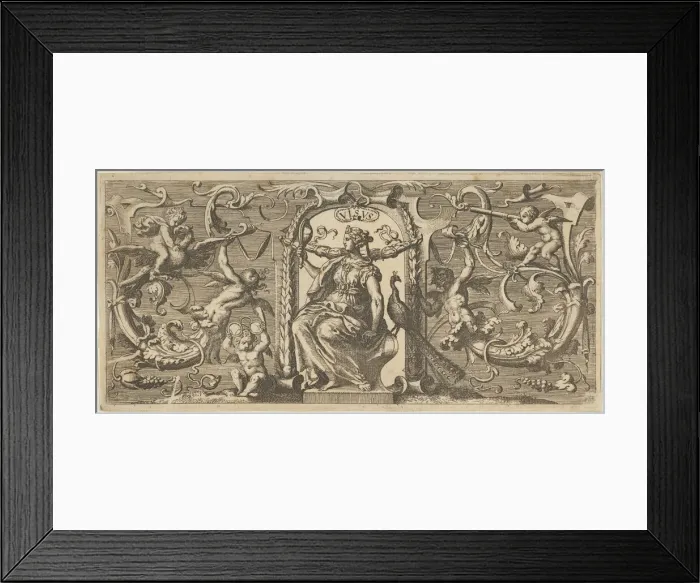 Framed Print : Sight (Visus), from Quinque Sensuum (Five Senses), ca. 1655. Creator: Francis Cleyn Framed Print : Sight (Visus), from Quinque Sensuum (Five Senses), ca. 1655. Creator: Francis Cleyn