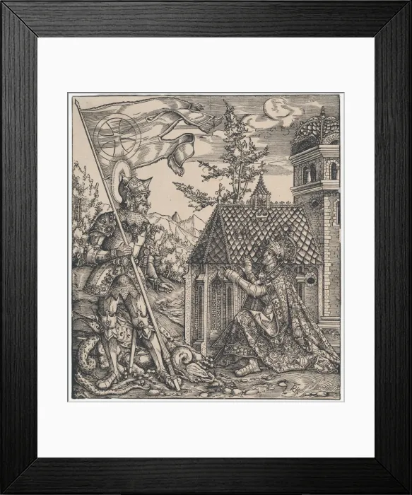 Framed Print : St George as the Emperors Patron Saint, from The Habsburg Saints (Ima... ca Framed Print : St George as the Emperors Patron Saint, from The Habsburg Saints (Ima... ca