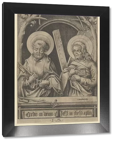 St. Peter and St. Andrew, from The Apostles. Creator: Israhel van Meckenem
