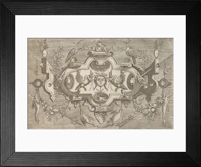 Framed Print : Targhe ed altri ornati di varie e capricciose invenzioni Framed Print : Targhe ed altri ornati di varie e capricciose invenzioni