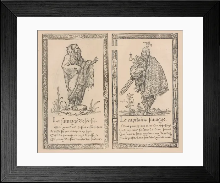 Framed Print : Recueil de la diversitedes habits, 1562. Creator: Francois Desprez Framed Print : Recueil de la diversitedes habits, 1562. Creator: Francois Desprez
