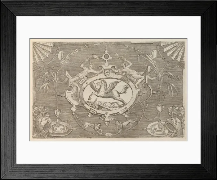 Framed Print : Targhe ed altri ornati di varie e capricciose invenzioni Framed Print : Targhe ed altri ornati di varie e capricciose invenzioni
