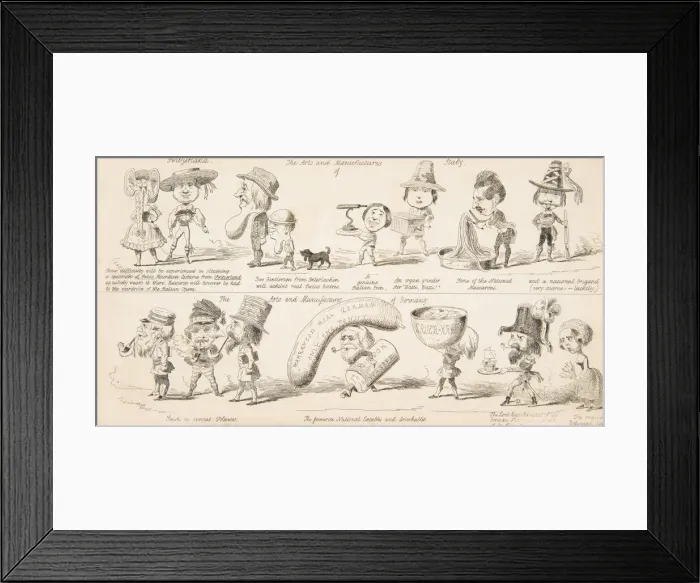 Framed Print : The Great Exhibition Wot is to Be, Probable Results of The Industry of All Framed Print : The Great Exhibition Wot is to Be, Probable Results of The Industry of All
