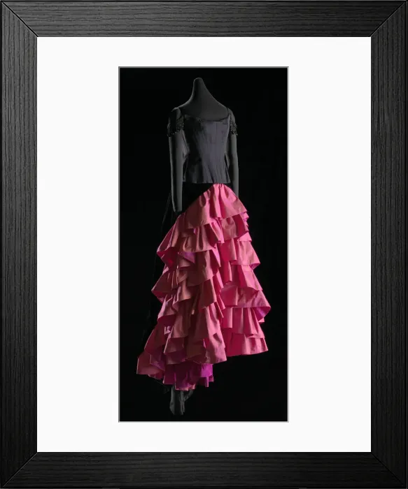 Framed Print : Dress worn by Denyce Graves in Washington National Operas production of Carmen Framed Print : Dress worn by Denyce Graves in Washington National Operas production of Carmen