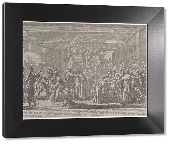 The Martyrs of Gorchum, 1630-87. Creator: Francois Collignon
