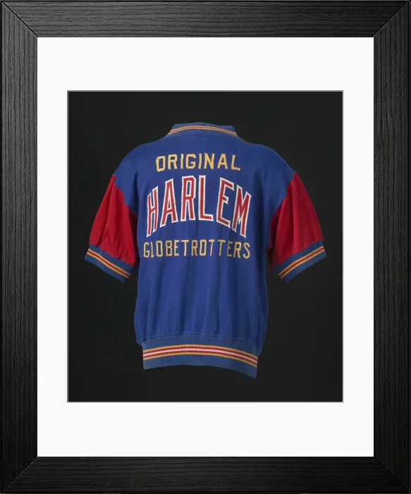 Framed Print : Shirt worn by the Harlem Globetrotters, 1960s. Creator: Wilson Sporting Goods Co Framed Print : Shirt worn by the Harlem Globetrotters, 1960s. Creator: Wilson Sporting Goods Co