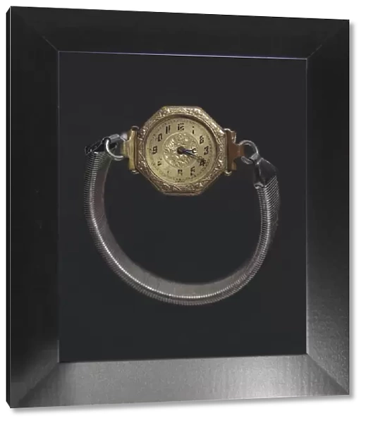 Wrist watch worn by Harriette Moore, early to mid 20th century. Creator: Unknown