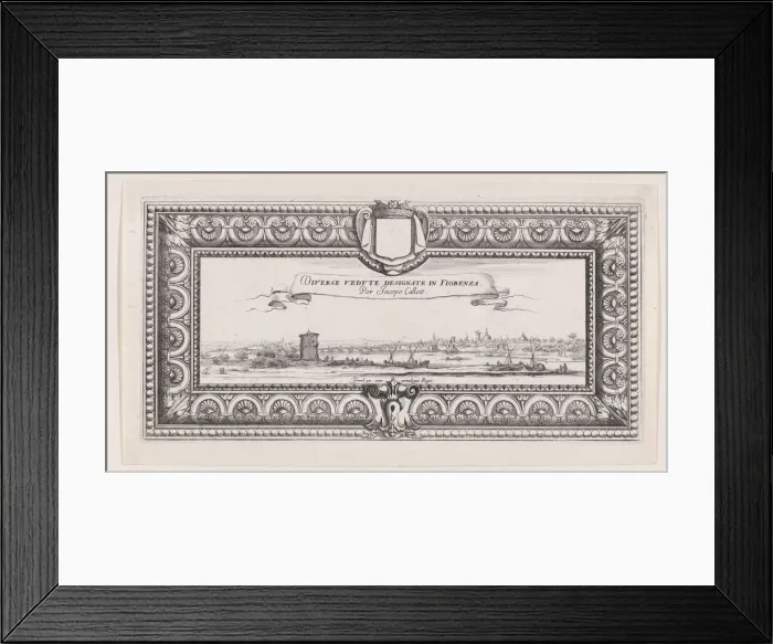 Framed Print : Title Page Designed for the Sale of the Series of Paysages Gravé Framed Print : Title Page Designed for the Sale of the Series of Paysages Gravé
