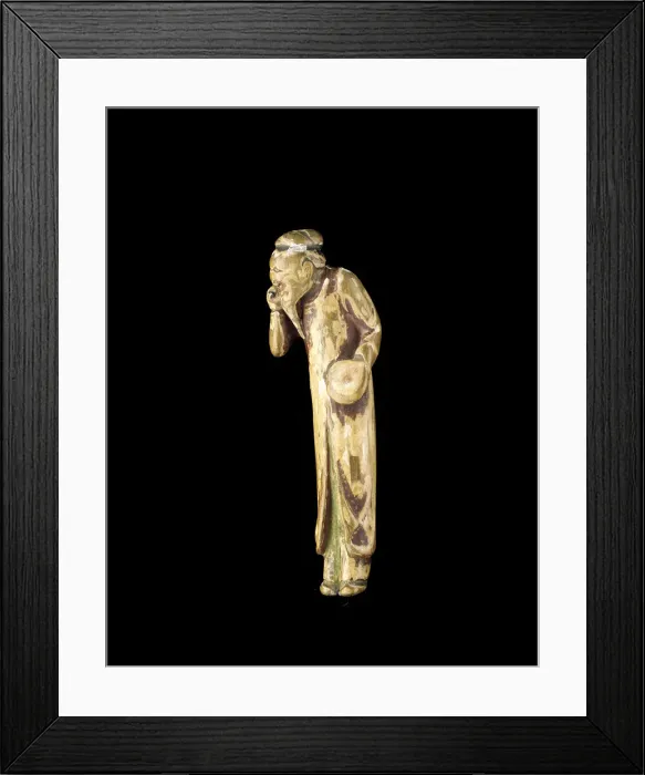 Framed Print : Netsuke, Edo period, 18th century. Creator: Shuzan Framed Print : Netsuke, Edo period, 18th century. Creator: Shuzan