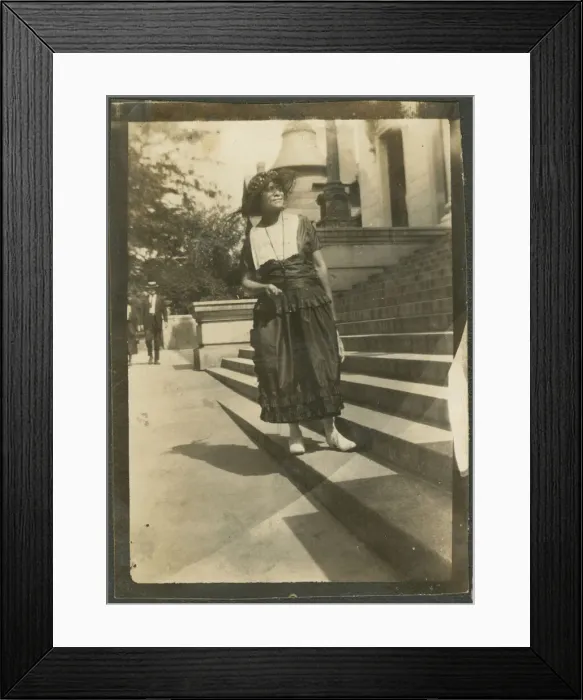 Framed Print : Photograph album page with three photographs of women in Tulsa, Oklahoma, 1920s Framed Print : Photograph album page with three photographs of women in Tulsa, Oklahoma, 1920s