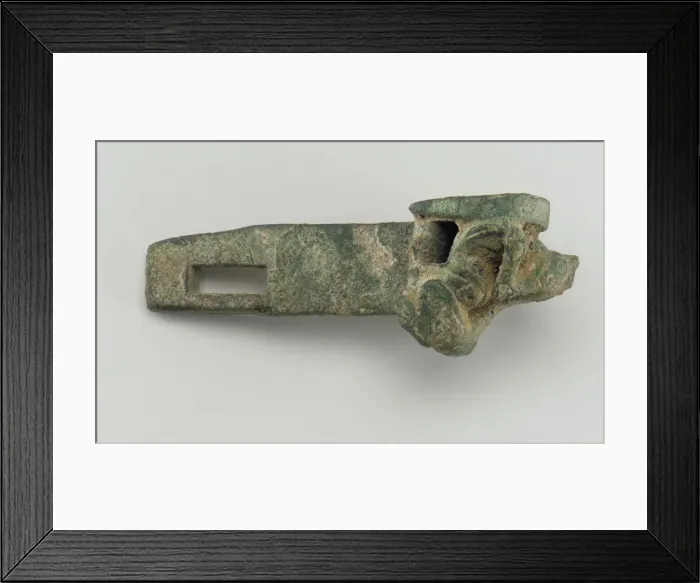 Framed Print : Chariot fitting: linch pin, Eastern Zhou dynasty, 770-221 BCE. Creator: Unknown Framed Print : Chariot fitting: linch pin, Eastern Zhou dynasty, 770-221 BCE. Creator: Unknown