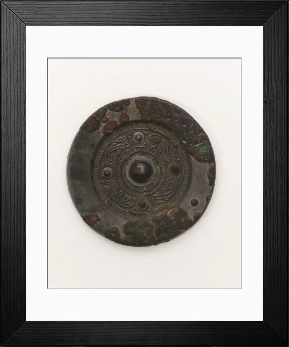Framed Print : Mirror, Han dynasty, 206 BCE-220 CE. Creator: Unknown Framed Print : Mirror, Han dynasty, 206 BCE-220 CE. Creator: Unknown