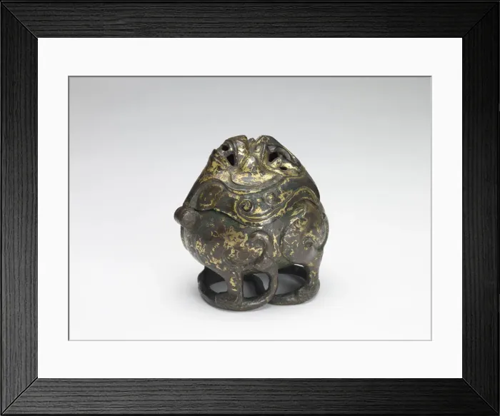 Framed Print : Incense burner, Han dynasty, 206 BCE-220 CE. Creator: Unknown Framed Print : Incense burner, Han dynasty, 206 BCE-220 CE. Creator: Unknown