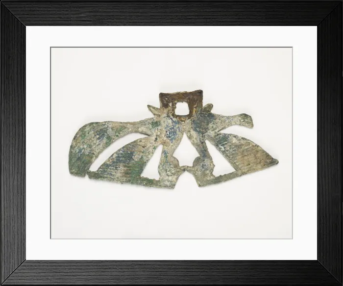 Framed Print : Ornament in the form of two birds, Han dynasty, 206 BCE-220 CE. Creator: Unknown Framed Print : Ornament in the form of two birds, Han dynasty, 206 BCE-220 CE. Creator: Unknown