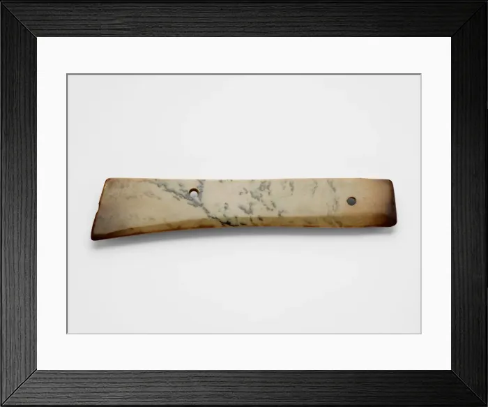 Framed Print : Harvesting knife (hu ?), Late Neolithic period, ca. 5000-ca. 1700 BCE. Creator: Unknown Framed Print : Harvesting knife (hu ?), Late Neolithic period, ca. 5000-ca. 1700 BCE. Creator: Unknown