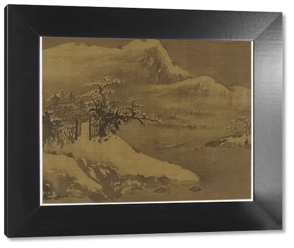 Winter landscape, Ming dynasty, 1368-1644. Creator: Unknown