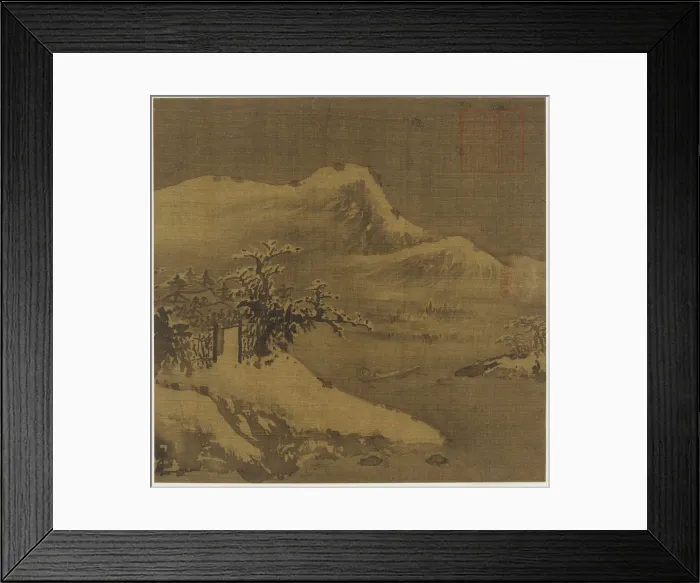 Framed Print : Winter landscape, Ming dynasty, 1368-1644. Creator: Unknown