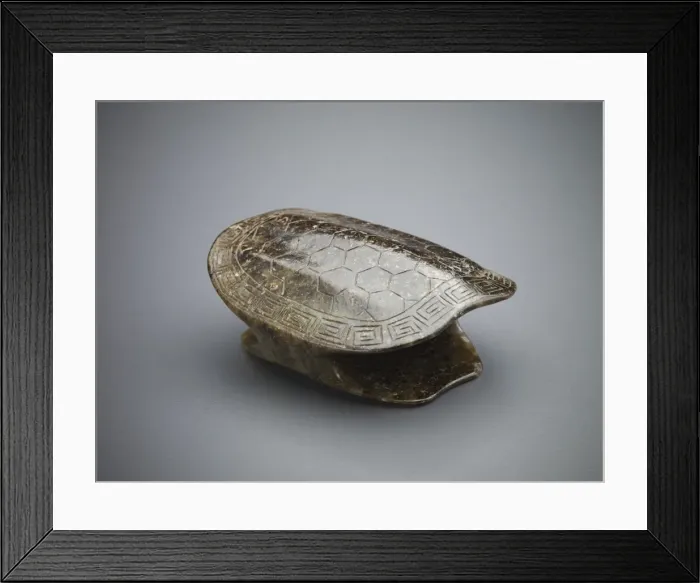 Framed Print : Ornament in the form of a tortoise shell, Ming dynasty, 1368-1644. Creator: Unknown Framed Print : Ornament in the form of a tortoise shell, Ming dynasty, 1368-1644. Creator: Unknown