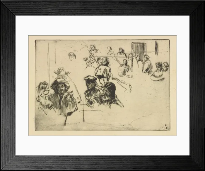 Framed Print : Ratcliffe Highway, 1861. Creator: James Abbott McNeill Whistler Framed Print : Ratcliffe Highway, 1861. Creator: James Abbott McNeill Whistler