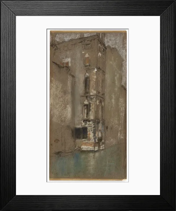 Framed Print : The Marble Palace, 1880. Creator: James Abbott McNeill Whistler Framed Print : The Marble Palace, 1880. Creator: James Abbott McNeill Whistler