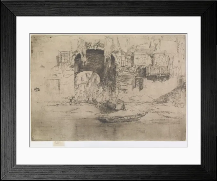 Framed Print : San Biagio, 1879-1880. Creator: James Abbott McNeill Whistler Framed Print : San Biagio, 1879-1880. Creator: James Abbott McNeill Whistler