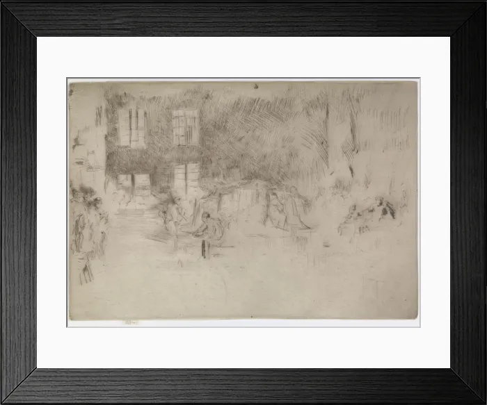 Framed Print : Murano-Glass Furnace, 1879-1880. Creator: James Abbott McNeill Whistler Framed Print : Murano-Glass Furnace, 1879-1880. Creator: James Abbott McNeill Whistler