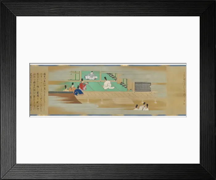 Framed Print : The Tale of Shuten Doji, Edo period, 1700. Creators: Kano Shoun, Higashizono Motokazu Framed Print : The Tale of Shuten Doji, Edo period, 1700. Creators: Kano Shoun, Higashizono Motokazu