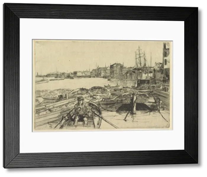 Framed Print : The Pool, 1859. Creator: James Abbott McNeill Whistler Framed Print : The Pool, 1859. Creator: James Abbott McNeill Whistler